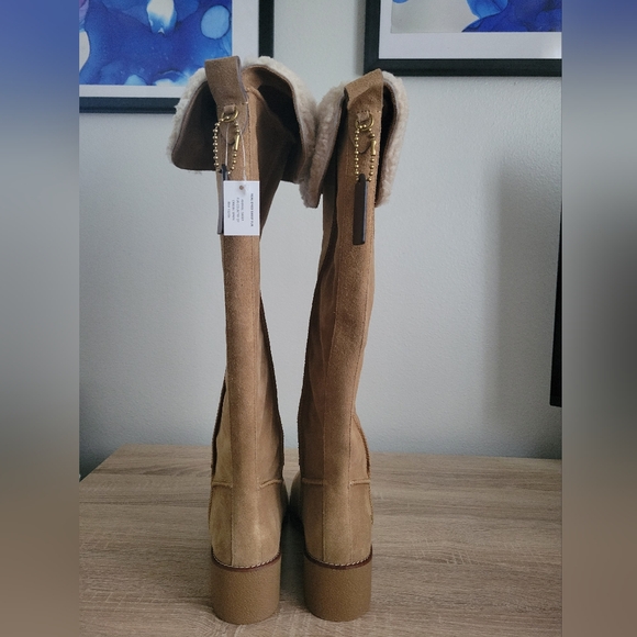 NWOT Coach Suede Janelle Boot - Picture 12 of 12